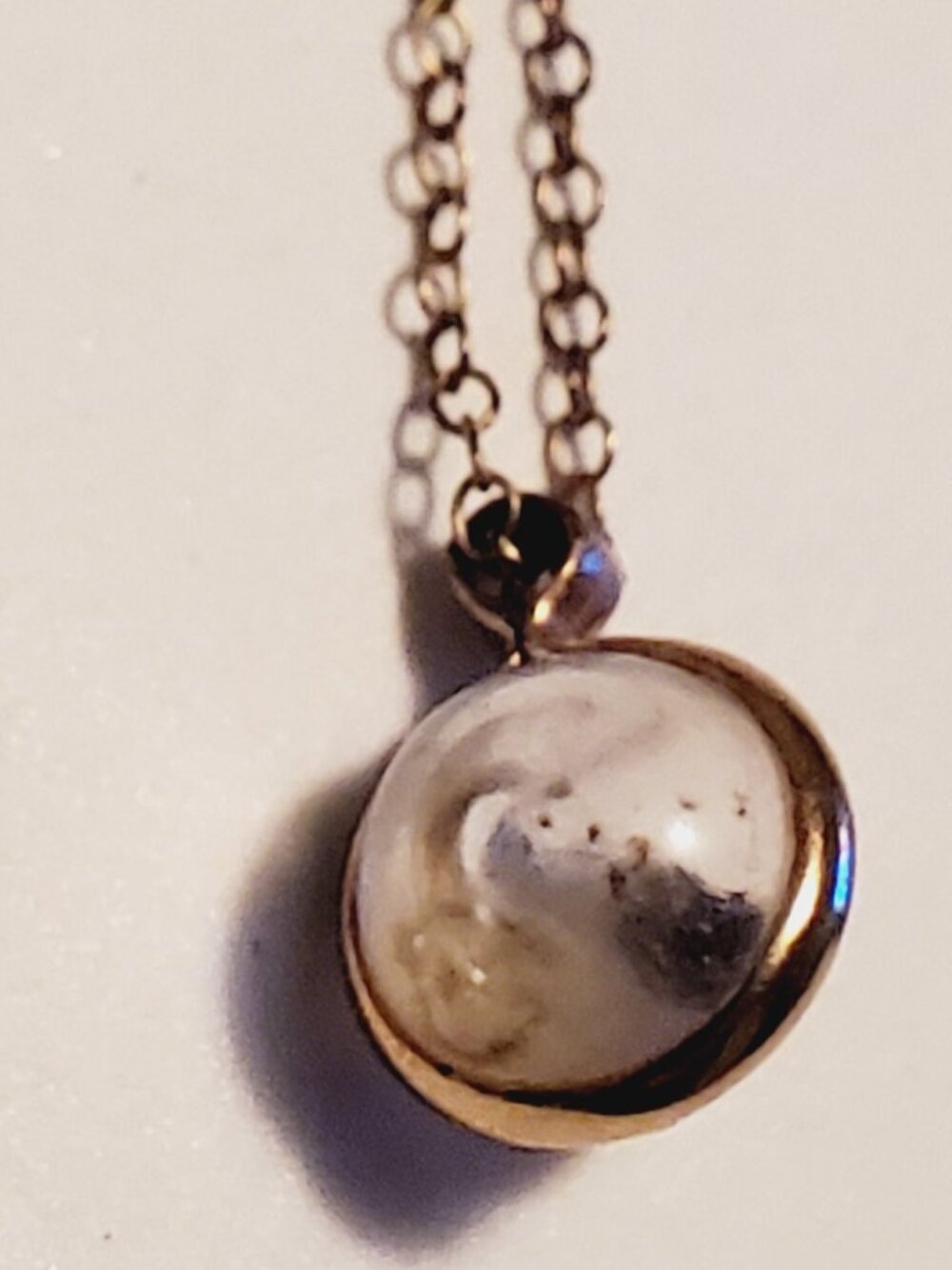 4 Necklaces, items # A 2344-2347, wt. 8 grams. - Picture 4 of 12